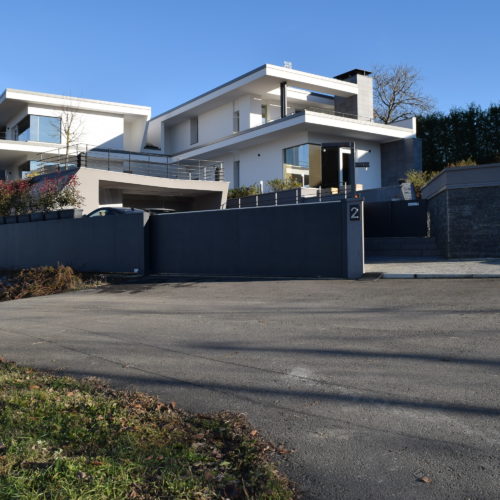 taglio orizzontale villa residenziale