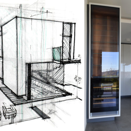 giuseppe passaro architetto gpastudio cucina in noce