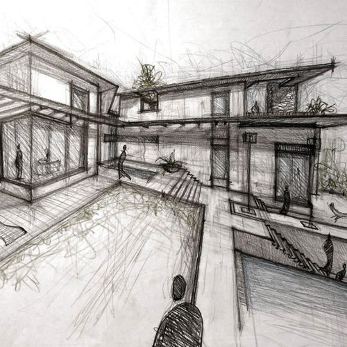 03_progetto_residenziale_giuseppe_passaro_architetto_cavola_disegno_preparatorio